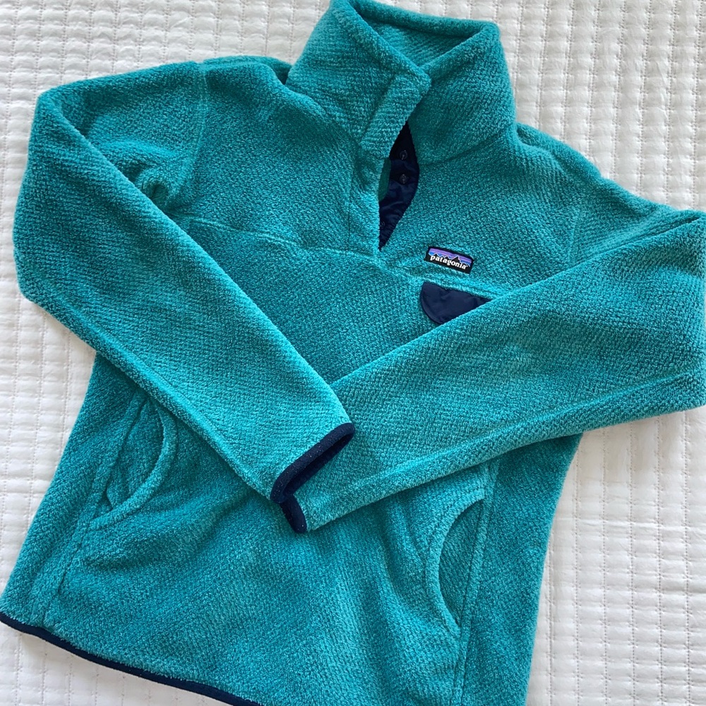 Patagonia Teal Fleece Jacket